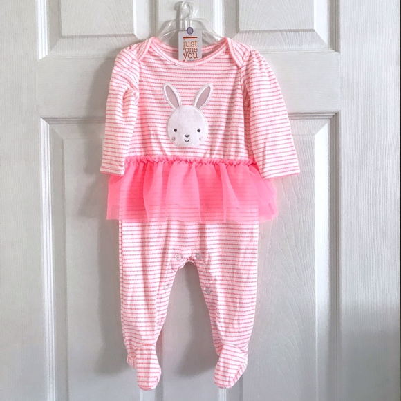 Carter's Just One You Easter Bunny Footed Romper - Picture 2 of 3